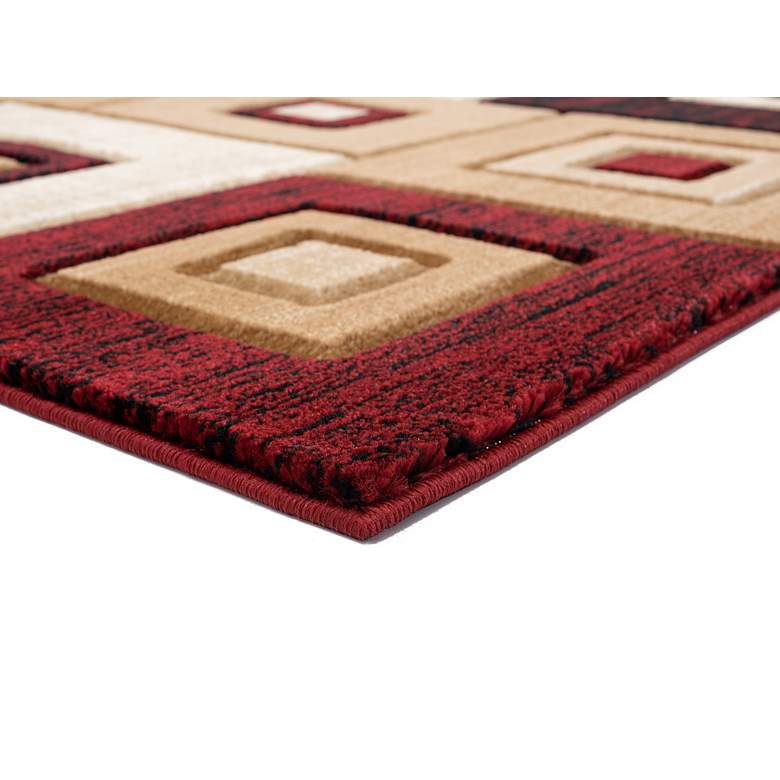 Image 5 Bristol Cicero 10234 5'3"x7'6" Burgundy Brown Area Rug more views