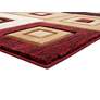 5_Bristol Cicero 10234 5'3"x7'6" Burgundy Brown Area Rug more views