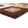 3_Bristol Cicero 10250 5'3"x7'6" Chocolate Brown Area Rug more views