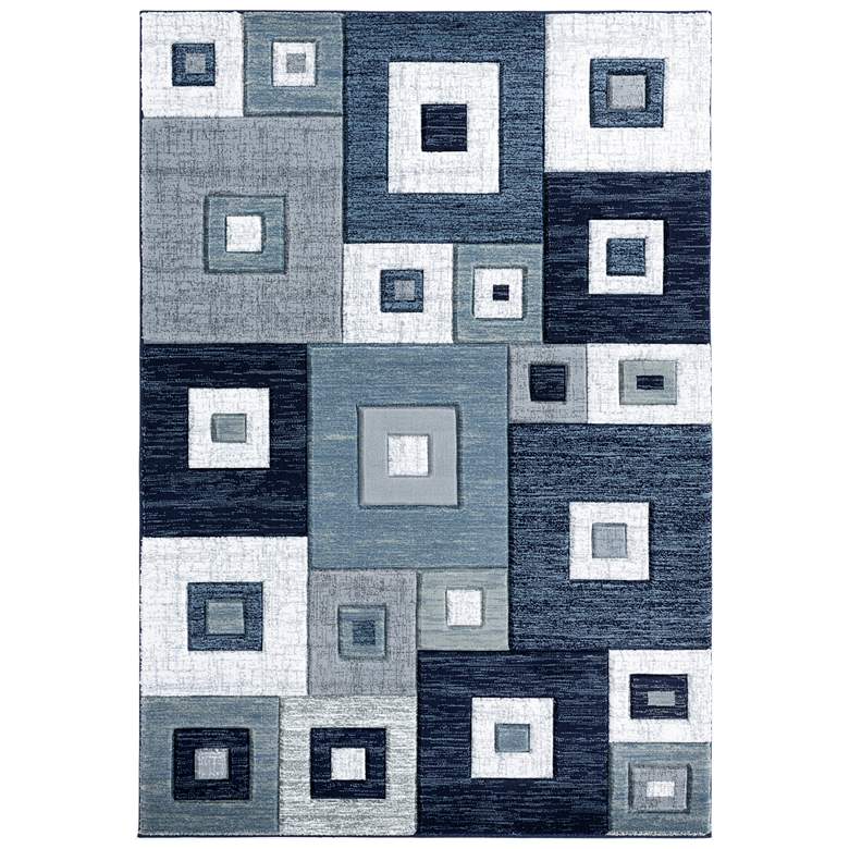 Image 2 Bristol Cicero 10264 5'3"x7'6" Navy Gray Area Rug