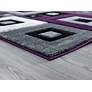 3_Bristol Cicero 10282 5'3"x7'6" Plum Purple Gray Area Rug more views