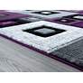 4_Bristol Cicero 10282 5'3"x7'6" Plum Purple Gray Area Rug more views