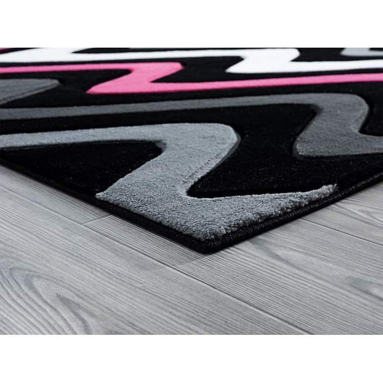 Image 3 Bristol Embezzle 11186 5'3"x7'6" Pink Smoke Gray Area Rug more views