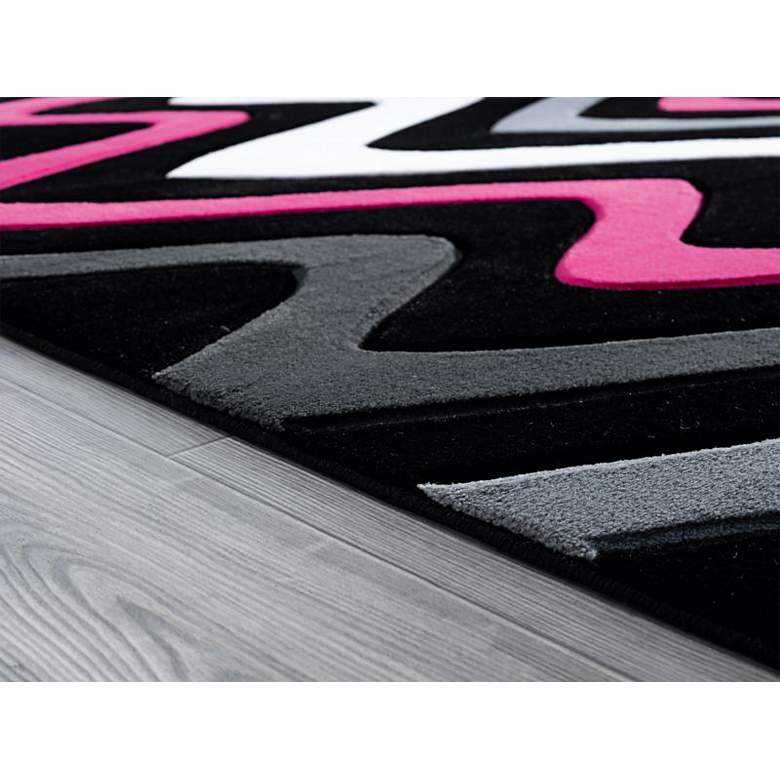 Image 5 Bristol Embezzle 11186 5'3"x7'6" Pink Smoke Gray Area Rug more views