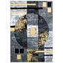 2_Bristol Epsilon 10112 5'3"x7'6" Yellow Gray Area Rug