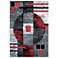 Bristol Epsilon Red Gray Area Rug