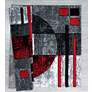 5_Bristol Epsilon 10130 5'3"x7'6" Red Gray Area Rug more views
