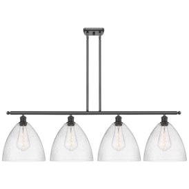 Bristol Glass 4 Light 50" LED Island Light - Oil Rubbed Bronze  - Seed Bristol Glass 4 Light 50" LED Island Light - Oil Rubbed Bronze  - Seed