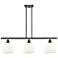 Bristol Glass 7.5" 3 Light 36" Island Light - Oil Rubbed Bronze