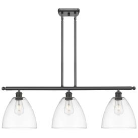 Bristol Glass 9" 3 Light 36" Island Light - Oil Rubbed Bronze  - Bristol Glass 9" 3 Light 36" Island Light - Oil Rubbed Bronze  -