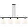 Bristol Glass 9" 4 Light 48" Island Light - Oil Rubbed Bronze -
