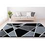 1_Bristol Kanza 10872 5'3"x7'6" Smoke Gray Black Area Rug
