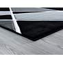 3_Bristol Kanza 10872 5'3"x7'6" Smoke Gray Black Area Rug more views
