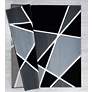4_Bristol Kanza 10872 5'3"x7'6" Smoke Gray Black Area Rug more views