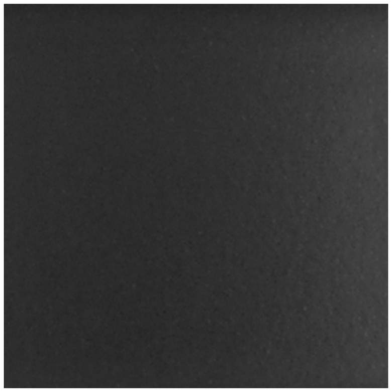 Image 2 Bristol Natural II 7.5" Wide Matte Black Mini Pendant w/ Natural Shade more views