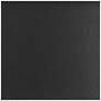 2_Bristol Natural II 7.5" Wide Matte Black Mini Pendant w/ Natural Shade more views