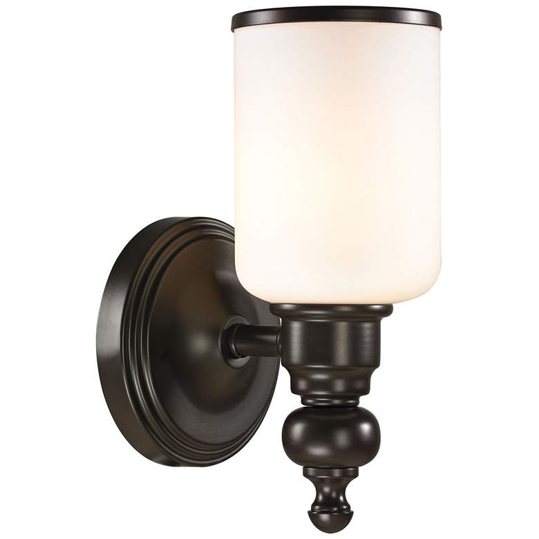 Image 1 Bristol Way 10" High 1-Light Sconce - Oil Rubbed Bronze