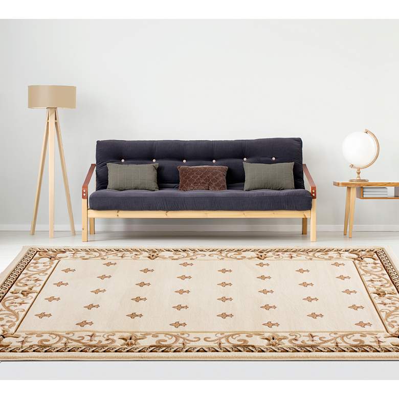 Image 1 Bristol Wington 11626 5'3"x7'6" Beige Rectangular Area Ru