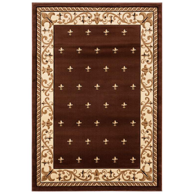 Image 1 Bristol Wington 11650 5'3"x7'6" Brown Rectangular Area Ru