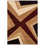 Thumbnail2 of Bristol Zine 10034 1'10"x2'8" Burgundy Brown Area Rug