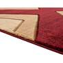 Thumbnail4 of Bristol Zine 10034 1'10"x2'8" Burgundy Brown Area Rug more views