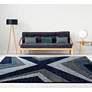 1_Bristol Zine 10064 5'3"x7'6" Navy Blue Rectangular Area R