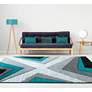 1_Bristol Zine 10069 5'3"x7'6" Turquoise Rectangular Area R