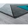 3_Bristol Zine 10069 5'3"x7'6" Turquoise Rectangular Area R more views