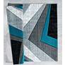 5_Bristol Zine 10069 5'3"x7'6" Turquoise Rectangular Area R more views