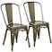 Bristow Set of 2 Gunmetal Dining Chairs