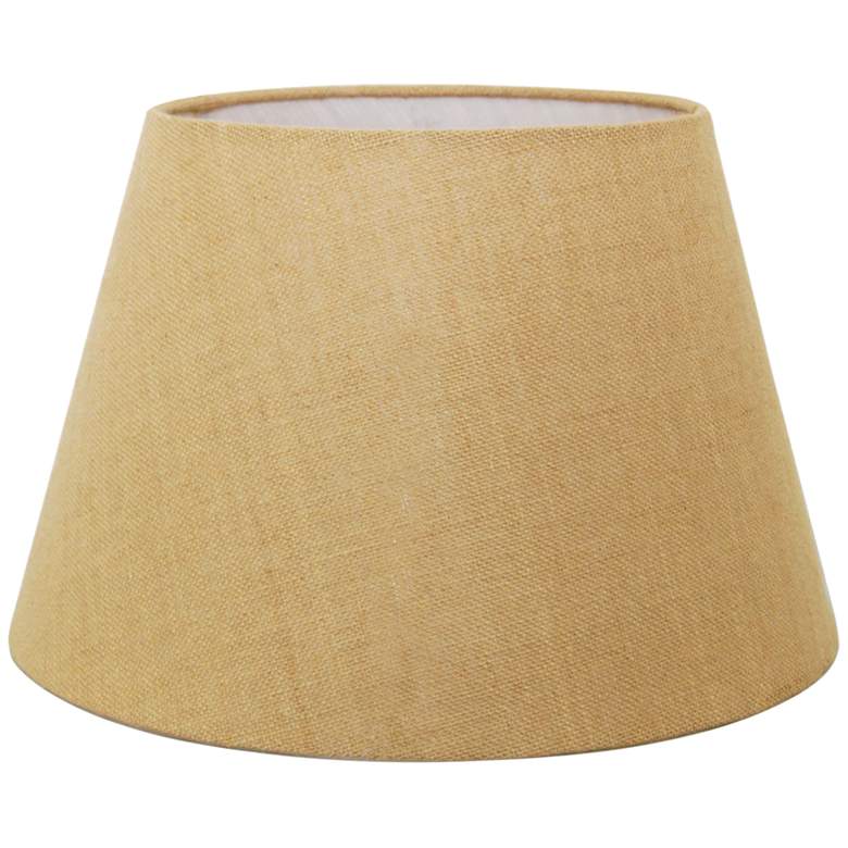 Image 1 British Burlap Empire Hardback Lamp Shade 10x14x10 (Spider)