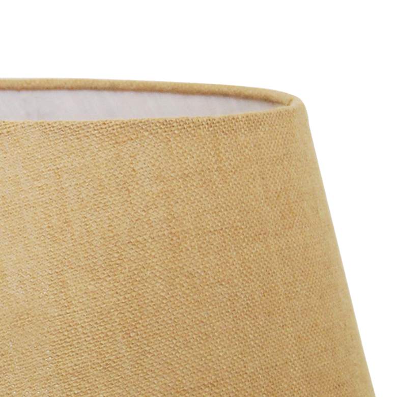 Image 2 British Burlap Empire Hardback Lamp Shade 10x14x10 (Spider) more views