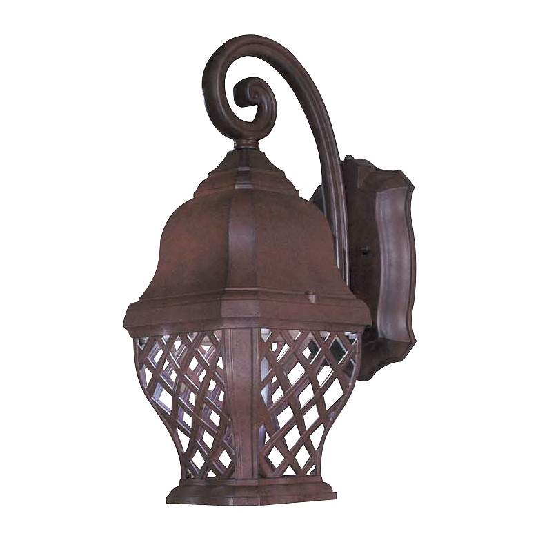 Image 1 British Isle 18 3/4" High Dark Sky Outdoor Wall Mount