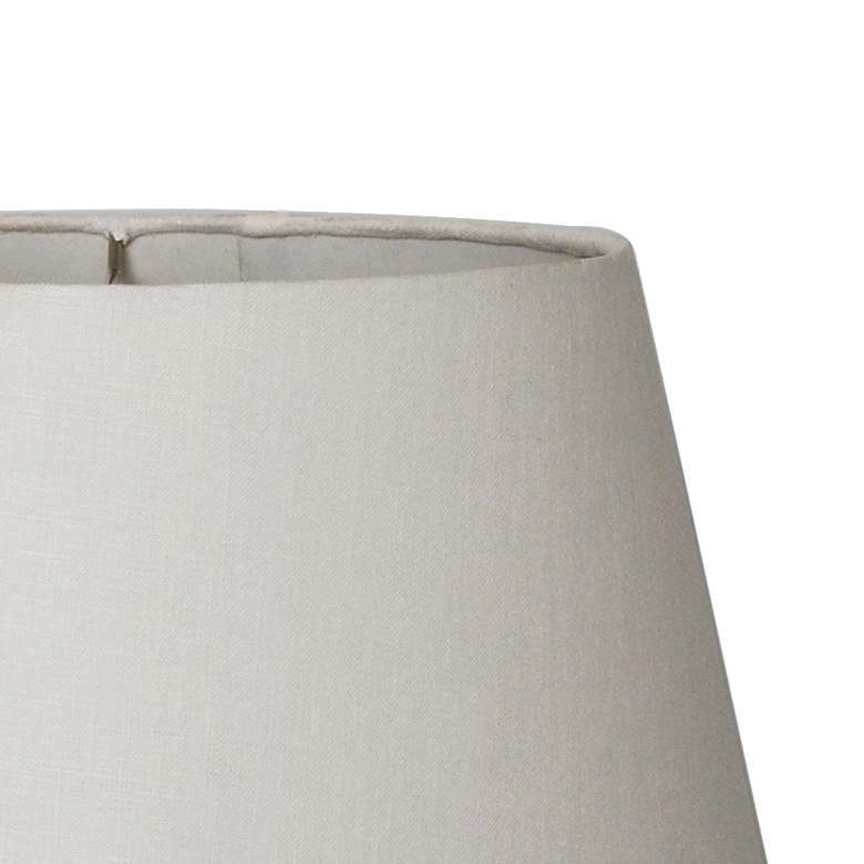 Image 2 British White Empire Hardback Lamp Shade 10x14x10 (Spider) more views