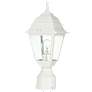 Briton; 1 Light; 14 in.; Post Lantern with Clear Glass