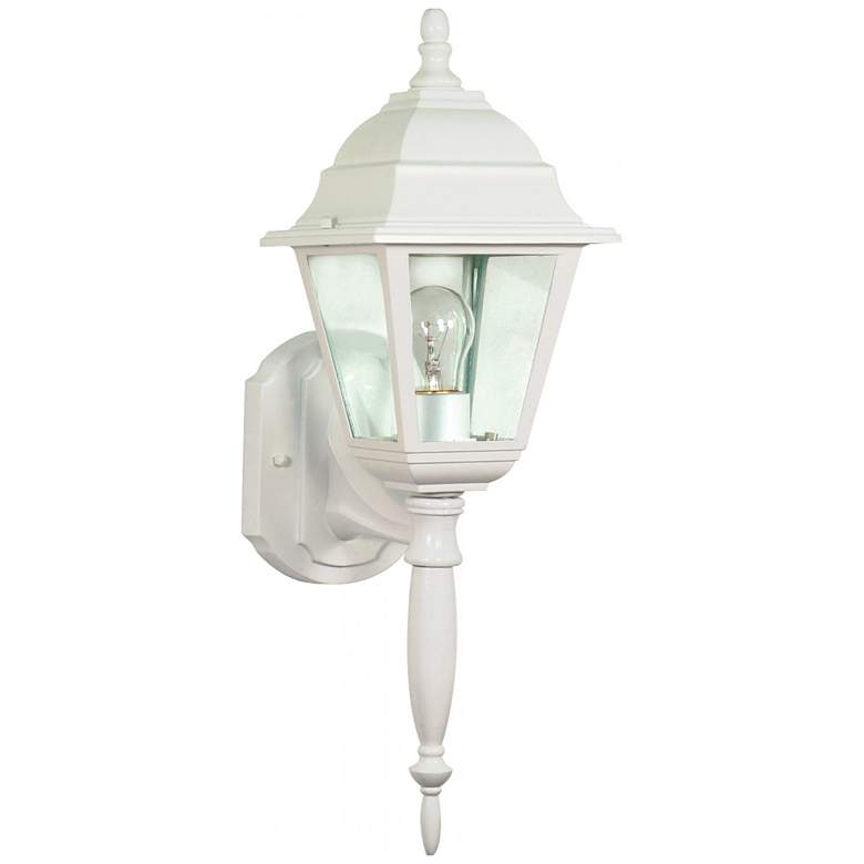 Image 1 Briton - 1 Light - 18 in. - Wall Lantern with Clear Seed Glass
