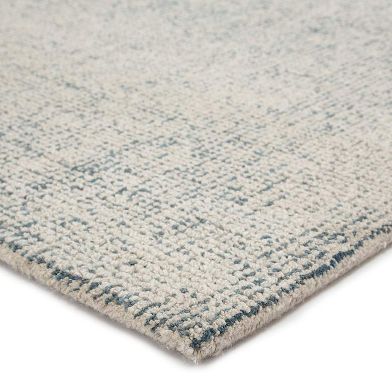Image 3 Britta Oland BRT03 5'x8' Blue and Light Gray Wool Area Rug more views