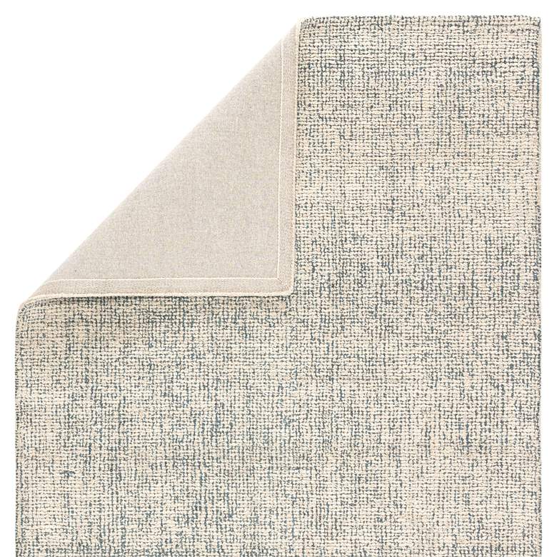 Image 4 Britta Oland BRT03 5&#39;x8&#39; Blue and Light Gray Wool Area Rug more views