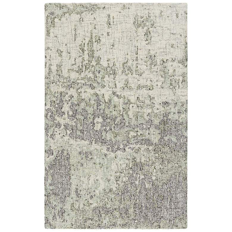 Image 2 Britta Plus Absolon BRP11 6'x9' Taupe and Green Area Rug