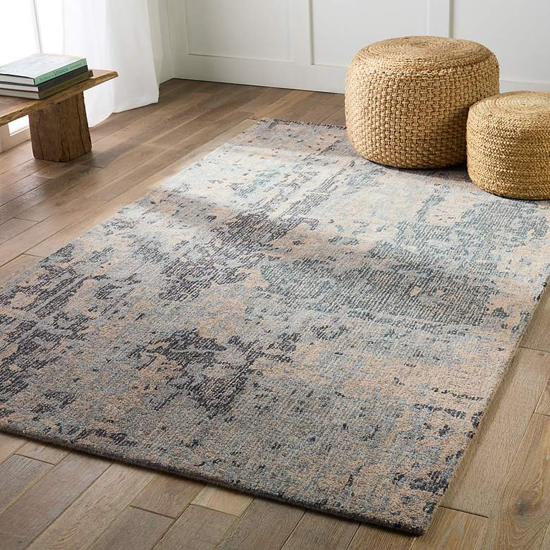 Image 1 Britta Plus Octave BRP14 6'x9' Silver and Tan Area Rug