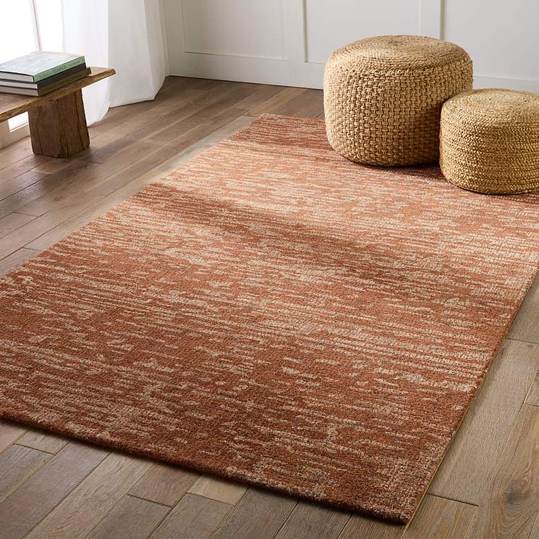 Image 1 Britta Plus Pangia BRP15 6&#39;x9&#39; Rust and Light Brown Area Rug