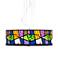 Britto Abstract 20" Wide 3-Light Pendant Chandelier