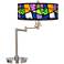 Britto Abstract Giclee Swing Arm LED Desk Lamp