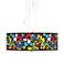Britto Flowers 20" Wide 3-Light Pendant Chandelier