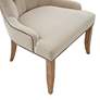 Britton Cream Tufted Fabric Accent Dining Chair