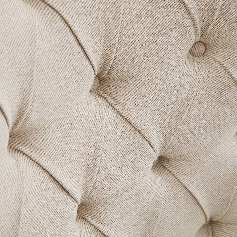 Image 6 Britton Cream Tufted Fabric Accent Dining Chair more views