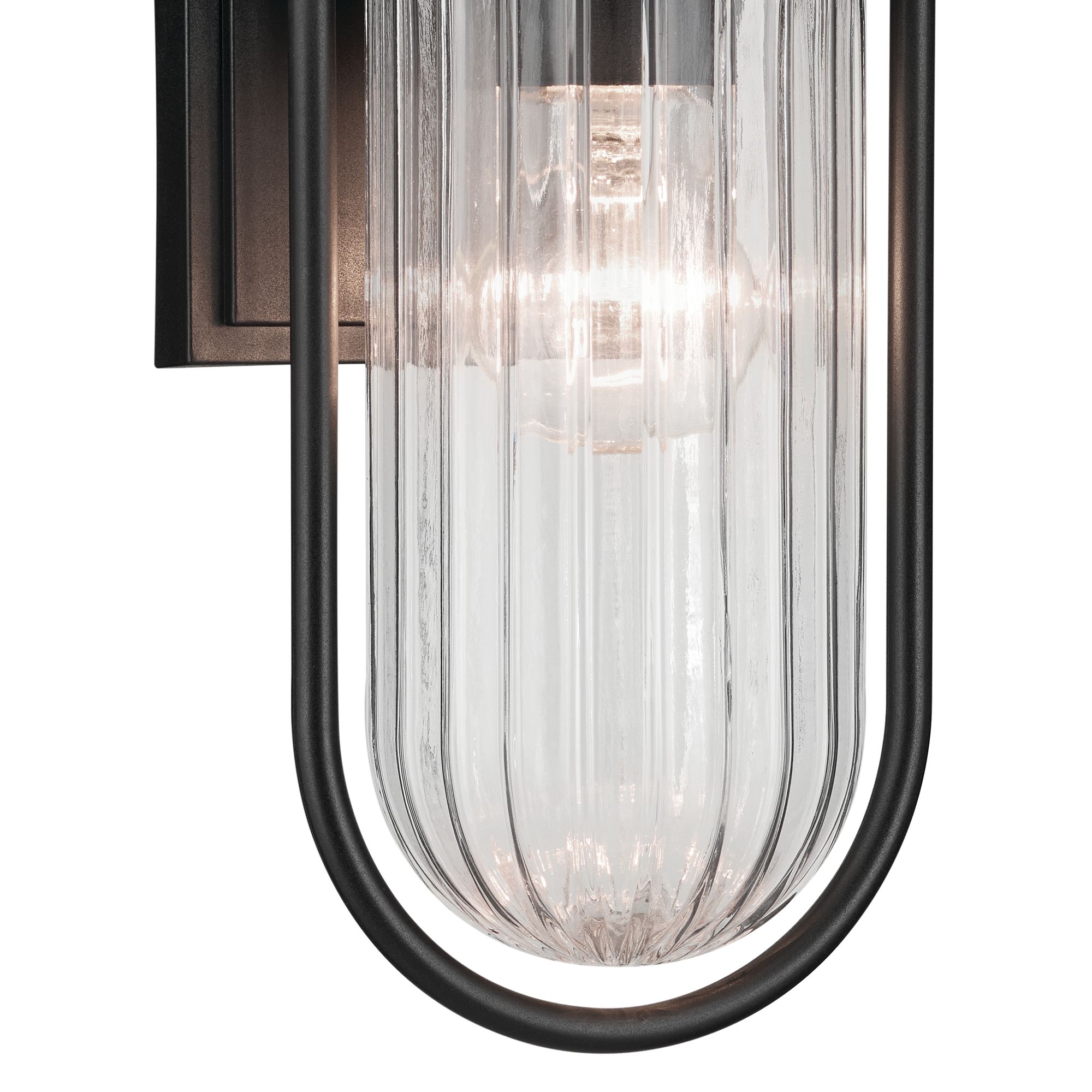 Image 2 Brix 16 inch 1 Light Outdoor Wall Light in Textured Black more views