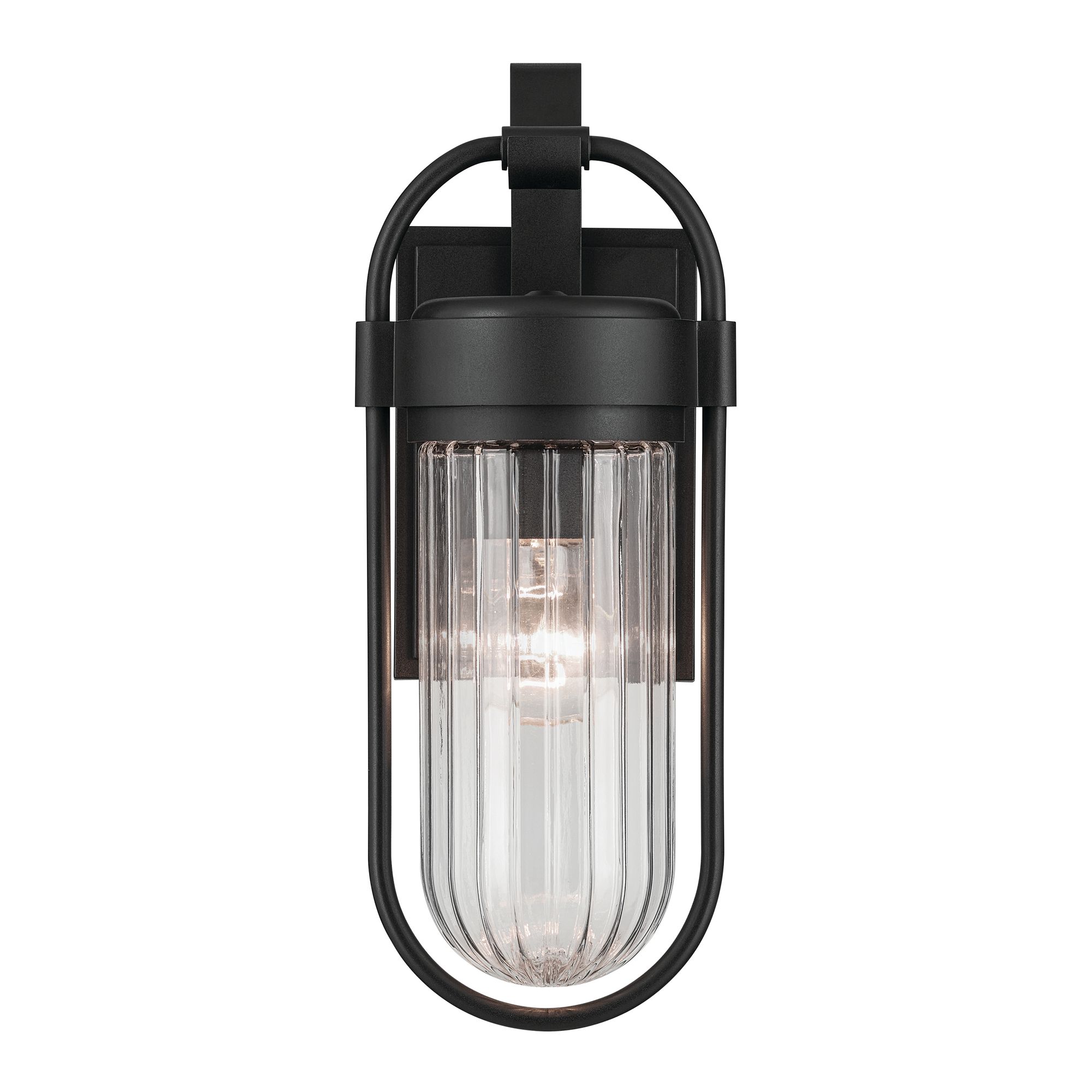 Image 3 Brix 16 inch 1 Light Outdoor Wall Light in Textured Black more views