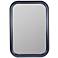 Brixten Black Wood 28" x 40" Rectangular Wall Mirror