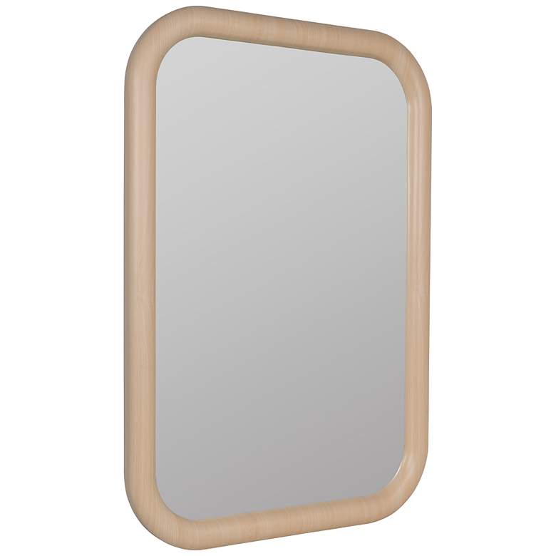 Image 4 Brixten Natural 27 3/4 inch x 39 1/2 inch Rectangular Wall Mirror more views